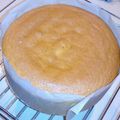ponpoco821's cooksnap of when they made 基本のスポンジケーキ(ジェノワーズ).