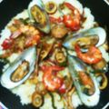★サンセット★'s cooksnap of when they made フライパンでパエリア.