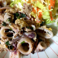 なゆ0912's cooksnap of when they made いかと卵のオイスターソース炒め.
