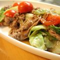 ゆまこたん's cooksnap of when they made ★☆レタスたっぷり牛オイスター☆★.