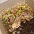 haruao☆'s cooksnap of when they made 豚こまネギ塩ダレ丼.