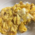 aqua_mi's cooksnap of when they made 大好物！！悩殺♡母の炒り卵♡.