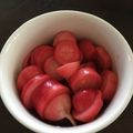nakonakoko's cooksnap of when they made 祖母の味　二十日大根の甘酢漬け.