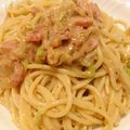 haturi's cooksnap of when they made 味噌がミソ！和風クリームパスタ.