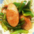 ゆうここmama's cooksnap of when they made お弁当にも♪ピーマンとソーセージ炒め♪.