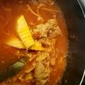 ごにょ's cooksnap of when they made 簡単！豚肉と筍、しめじのトマト煮込み.