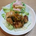 ☆真冬☆'s cooksnap of when they made シンプル材料簡単☆油淋鶏(甘酢から揚げ).