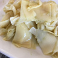 ryu☆ryu's cooksnap of when they made たけのこの皮で昆布茶和え☆姫皮のお刺身.