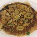 papikun's cooksnap of when they made チヂミの粉でキムチチヂミ.
