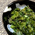 hotaritti's cooksnap of when they made わかめときゅうりの酢の物.