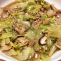 こんすめ's cooksnap of when they made キャベツと挽肉の中華風味噌炒め.