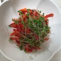 hirotic's cooksnap of when they made 赤ピーマンのサラダ 3分.