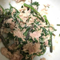 tayuko310's cooksnap of when they made せりとツナのわさマヨ和え.