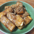 さっちゃん←元こ茄子's cooksnap of when they made 簡単ヘルシー 絹厚揚げの豚バラ巻き.
