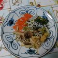 イチゴ、イチゴ。's cooksnap of when they made 菜っ葉としめじ・うす揚げの煮物♪.