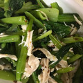 yukkiddr02's cooksnap of when they made 鶏ささみと小松菜のお洒落な和えもの.