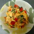 クックJLAZZB☆'s cooksnap of when they made トマトとほうれん草のスクランブルエッグ.