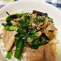 Yukp's cooksnap of when they made 豚バラで♡簡単♡スタミナ焼肉丼！.
