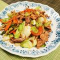 こじこりの's cooksnap of when they made 豚小間とキャベツのオイスターソース炒め.