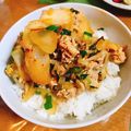 ﾐｰﾄﾊﾟｲママ's cooksnap of when they made 【節約】簡単！豚キムチ丼！弁当にも☆.