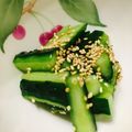 ナナトハチ's cooksnap of when they made ごま油で♪きゅうりの漬物☆.