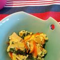 ４階の黒猫's cooksnap of when they made 高野豆腐と人参と小松菜の簡単卵とじ♪.