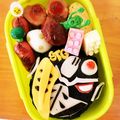 れつまま's cooksnap of when they made 仮面ライダーエグゼイド☆スナイプキャラ弁.