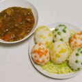 mami99's cooksnap of when they made ライスボールのイースターカレー.