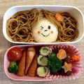 パピーあん's cooksnap of when they made やきそばガール☆キャラ弁.