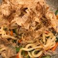 ミニオンデイブ's cooksnap of when they made 焼きうどん.
