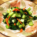 満月母's cooksnap of when they made 【農家のレシピ】小松菜の切り漬け.