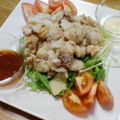 ぽぷらまま's cooksnap of when they made 揚げ鶏のスイチリソースかけ.