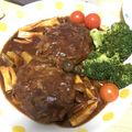 ぁりさちん's cooksnap of when they made デミグラスソースの煮込みハンバーグ.