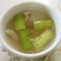 ☆Rokko☆'s cooksnap of when they made ねぎとベーコンの中華スープ.