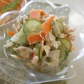 ☆Rokko☆'s cooksnap of when they made シャキシャキ蓮根とチキンのサラダ.