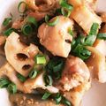 きくともちゃん's cooksnap of when they made 鶏肉とレンコンの甘辛炒め.