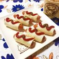 ゆにこーん☆'s cooksnap of when they made 簡単おやつ☆食パンdeウインナーロール.