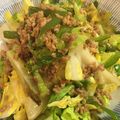 aminyon's cooksnap of when they made 春キャベツと豚挽き肉の生姜焼き.