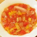 をなべ's cooksnap of when they made 煮るだけ簡単☆ミネストローネ.