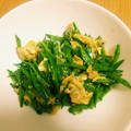 さっちょん☆★☆'s cooksnap of when they made 春の味＊絹さやのあっさりたまご炒め.