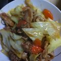 クックITG9O4☆'s cooksnap of when they made 豚とキャベツのオイスター炒め.