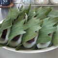 harryhawk's cooksnap of when they made レンジで簡単♪柏餅（白・こしあん）.