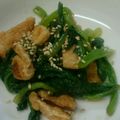 miyarobo's cooksnap of when they made ほうれん草と薄上げの和え物.