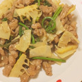 umi:K's cooksnap of when they made 筍とこごみと豚肉の炒め物☆.