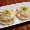 のば☀のば's cooksnap of when they made 玉ねぎとハムとチーズのステーキ.