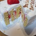 品品品's cooksnap of when they made 型不要☆簡単ぐるぐるいちごショートケーキ.