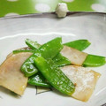 みっくママ's cooksnap of when they made ❁絹さやとハムの炒め物❁.