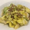 papikun's cooksnap of when they made 春キャベツとベーコンのささっと炒め☆.