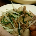 ももpppp's cooksnap of when they made パパッと♫水菜と舞茸のだし炒め.