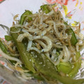 ららふぇんりる's cooksnap of when they made 簡単！ピーマンとしらすの焦がし醤油炒め.
